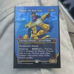 Wizards of the Coast Thanos, the Mad Titan 0376 Marvel MTG Mythic FOIL WUB 4/4 - Image 1