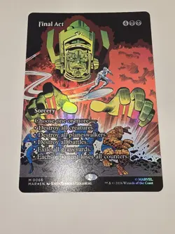 Final Act (Borderless) Marvel Universe Eternal-Legal Foil - Image 1