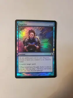 Magic The Gathering Rise Of The Eldrazi Foil Deprive NM Condition OC3475 - Image 1