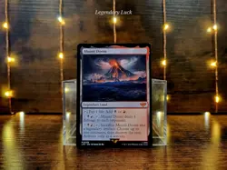 MTG 0258 Mount Doom Universes Beyond: the Lord of the Rings LTR Non-Foil NM - Image 1