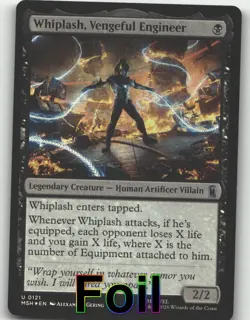 Whiplash, Vengeful Engineer- (NM)-*Foil*-EN-[MSH - 121] - Image 1