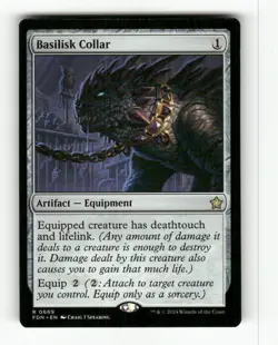 Basilisk Collar 669 NM Normal R MTG Magic Foundations - Image 1
