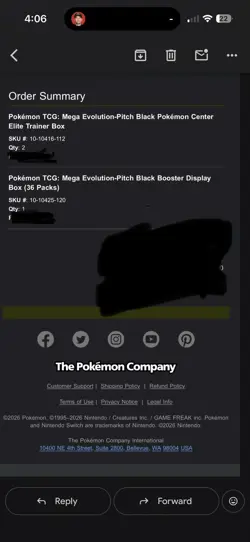 Pitch Black *POKEMON CENTER* Elite Trainer Box PC ETB - PREORDER Ships 7/17! - Image 2