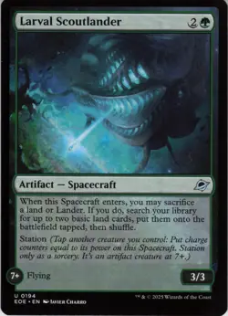 x2 Larval Scoutlander U Edge of Eternities 194 NM MTG - Image 1