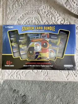 Pokemon 5 Pack Starter Card Bundle Trading Cards Holographic Guaranteed - Image 1