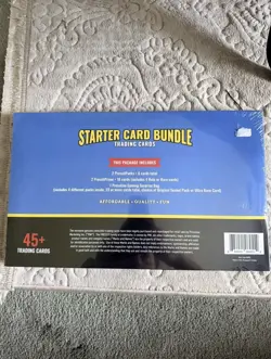 Pokemon 5 Pack Starter Card Bundle Trading Cards Holographic Guaranteed - Image 2