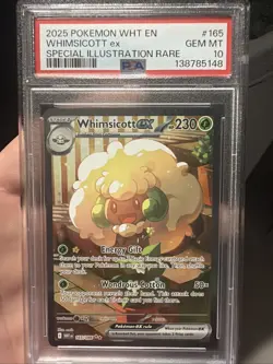 Whimsicott Ex PSA 10 - 165/086 - Pokemon White Flare - Special Illustration Rare - Image 1