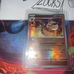 Flareon (Master Ball Pattern) 013/131 Holo Rare Prismatic Evolutions Pokemon NM - Image 1