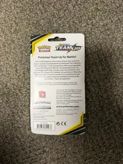 Pokemon Team Up Checklane Blister Pack Mimikyu SM163 - Image 2