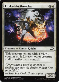 x2 Luxknight Breacher C Edge of Eternities 26 NM MTG - Image 1