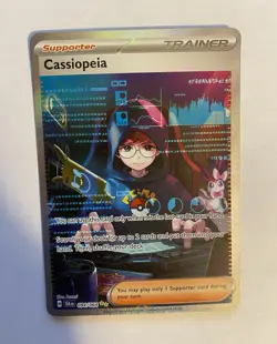 Pokemon Cassiopeia 094/064 SV Shrouded Fable Full Art Holo Secret Rare EN 2024 - Image 1
