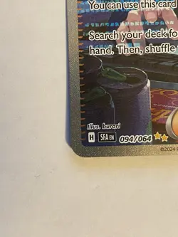 Pokemon Cassiopeia 094/064 SV Shrouded Fable Full Art Holo Secret Rare EN 2024 - Image 5