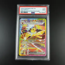 PSA 9 Jolteon ex 153/131 Prismatic Evolutions SIR Graded Pokemon Card - Image 1