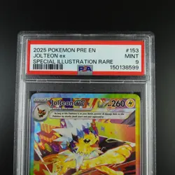 PSA 9 Jolteon ex 153/131 Prismatic Evolutions SIR Graded Pokemon Card - Image 2