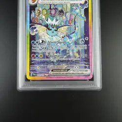PSA 9 Vaporeon ex 149/131 Prismatic Evolutions SIR Graded Pokemon Card - Image 3