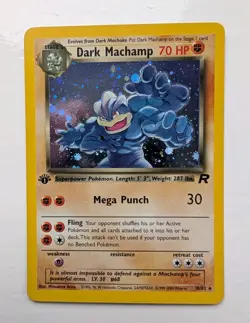 Dark Machamp 10/82 Holo 1st Edition - Team Rocket - NM - Pokemon 1999 - Image 1