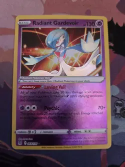 Pokemon TCG Radiant Gardevoir Card 069/196 Lost Origin Holo - Image 1