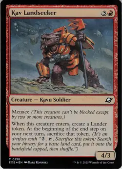 x4 Kav Landseeker C Edge of Eternities 138 NM MTG - Image 1