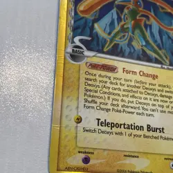 Pokemon EX Holon Phantom Deoxys 6/110 Stamped Reverse Holo HP - Image 2