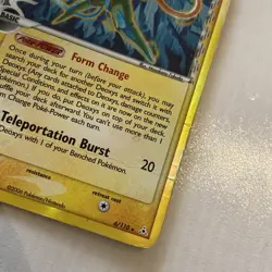 Pokemon EX Holon Phantom Deoxys 6/110 Stamped Reverse Holo HP - Image 3