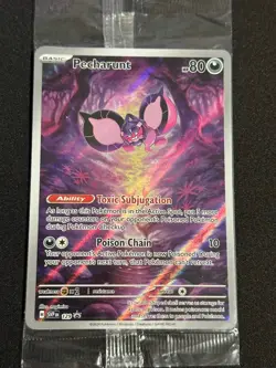 Pecharunt 129 Promo Scarlet & Violet Pokemon Sealed Promo NM - Image 1