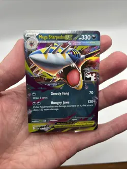 061/094 Mega Sharpedo ex Prize Pack Series 9 Pokemon TCG League Play Stamped PFL - Image 3