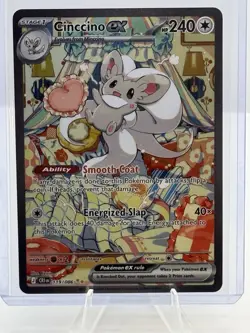 Pokemon TCG: Cinccino EX 119/086 SIR Special Illustration Rare Chaos Rising NM - Image 1