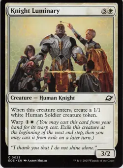 x4 Knight Luminary C Edge of Eternities 23 NM MTG - Image 1