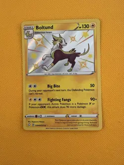 Pokemon TCG Shining Fates Shiny Vault Boltund Holo Card SV040/SV122 - Image 1