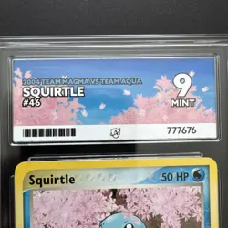 Pokemon Squirtle EX Card Team Magma Vs Team Aqua 46/95 Common ACE Grade 9 - Image 3