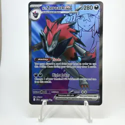 N’s Zoroark EX 175/159 Ultra Rare Journey Together Pokemon TCG Card Near Mint - Image 1