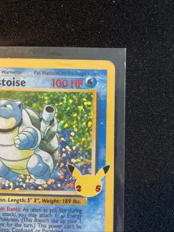 Pokemon TCG Blastoise 2/102 Celebrations 25th Anniversary LP - Image 5