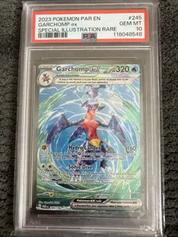 2023 POKEMON GARCHOMP EX PSA 10 SPECIAL ILLUSTRATION RARE - Image 1