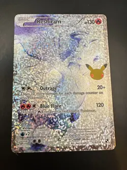Reshiram (113/114) Celebrations 25th Anniversary Holo Pokemon Card - Image 1