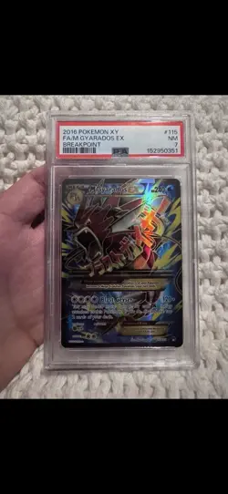 Pokemon TCG XY Breakpoint #115/122 M Gyarados EX Full Art - Image 1