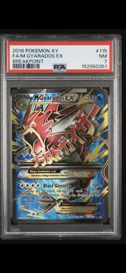 Pokemon TCG XY Breakpoint #115/122 M Gyarados EX Full Art - Image 3