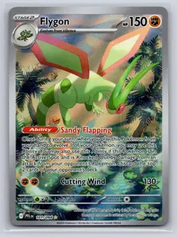 Flygon 101/094 Illustration Rare Phantasmal Flames Pokemon Near Mint - Image 1