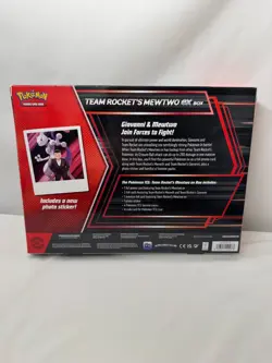 Pokemon TCG Team Rocket's Mewtwo Ex Box Destined Rivals New Sealed - Image 2