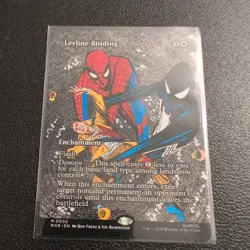 NM Borderless Leyline Binding, MTG, Marvel's Spider-Man, Magic the Gathering, 2 - Image 1
