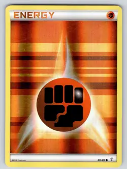 Fighting Energy 80/83 Reverse Holo Common Generations Pokemon Lightly Played - Image 1