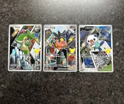 Pokemon Series 2 First Partner Illustration Collection Snivy, Tepig, Oshawott - Image 2