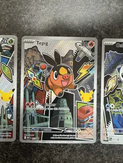 Pokemon Series 2 First Partner Illustration Collection Snivy, Tepig, Oshawott - Image 4