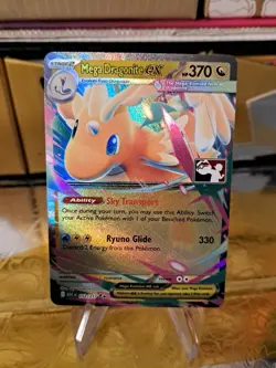 Mega Dragonite Ex Prize Pack Series 9 Promo Pokemon Card NM/LP ASC 152/217 - Image 1
