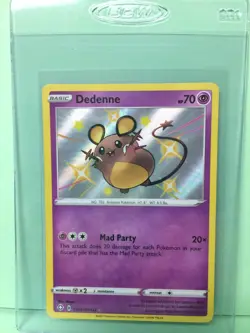 DEDENNE SV051/SV122 SHINING FATES Pokemon-ULTRA RARE SHINY HOLO MINT-PACK FRESH - Image 1