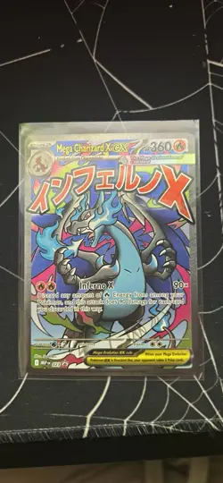 The Pokemon Company Mega Charizard X EX 360 HP Full Art Holo Promo 023 - Image 1