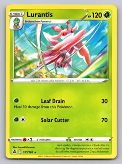 Lurantis 015/163 Rare Battle Styles Pokemon Lightly Played - Image 1