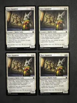 Hare Apparent - Foundations (FDN) x4 (Playset) MINT MTG Magic - Image 1