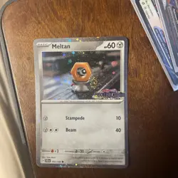 Meltan 102/142 Stellar Crown Stamped Cosmo Foil - Pokemon Yuka Morii - SWIRL 🌀 - Image 1