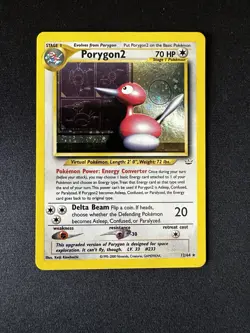 Pokemon TCG Porygon2 Neo Revelation Holo Rare 12/64 (NM-). Vintage WOTC - Image 1
