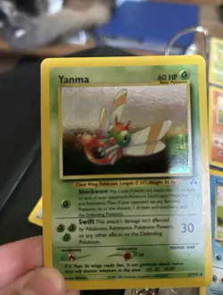 Yanma Holo Rare Pokemon Neo Discovery 17/75 - Image 1